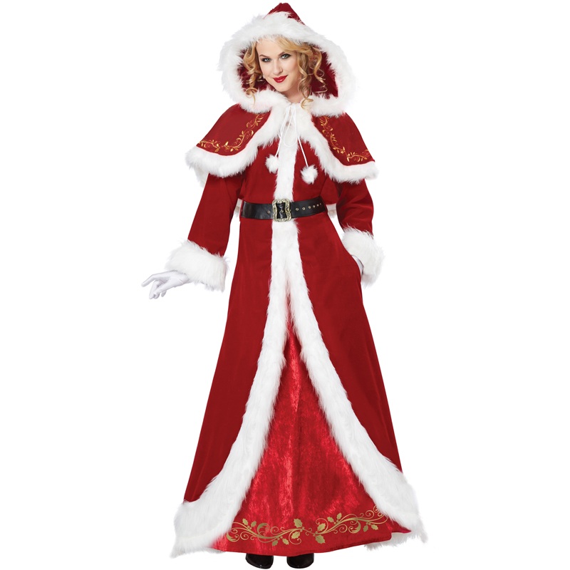 Deluxe Mrs. Claus Adult Costume X-Small