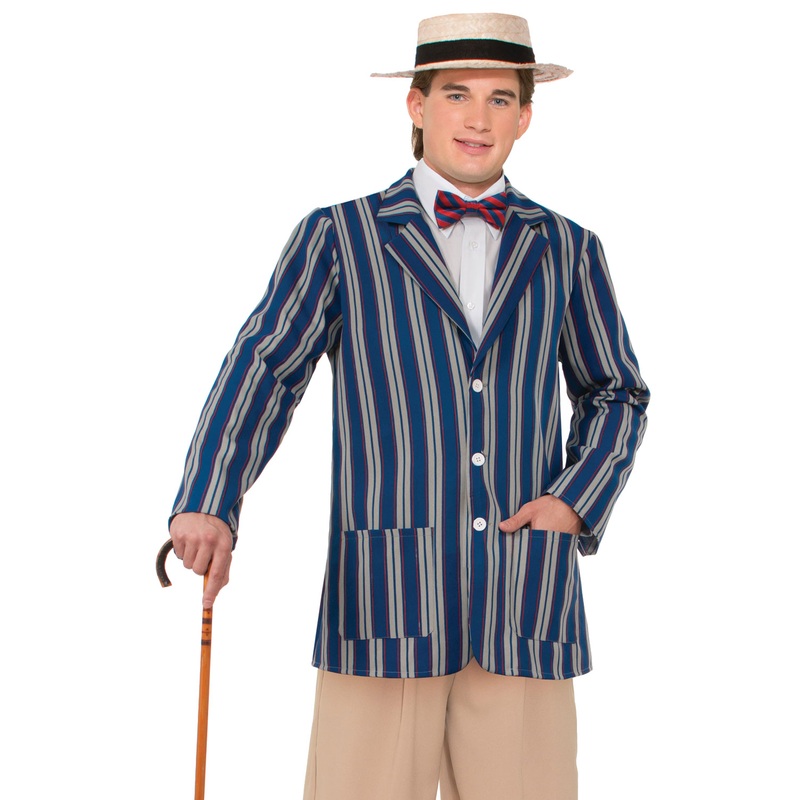 Roaring 20s Boater Jacket Adult Costume (STD) Standard