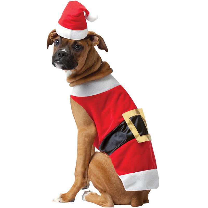 Santa Dog Costume X-Small