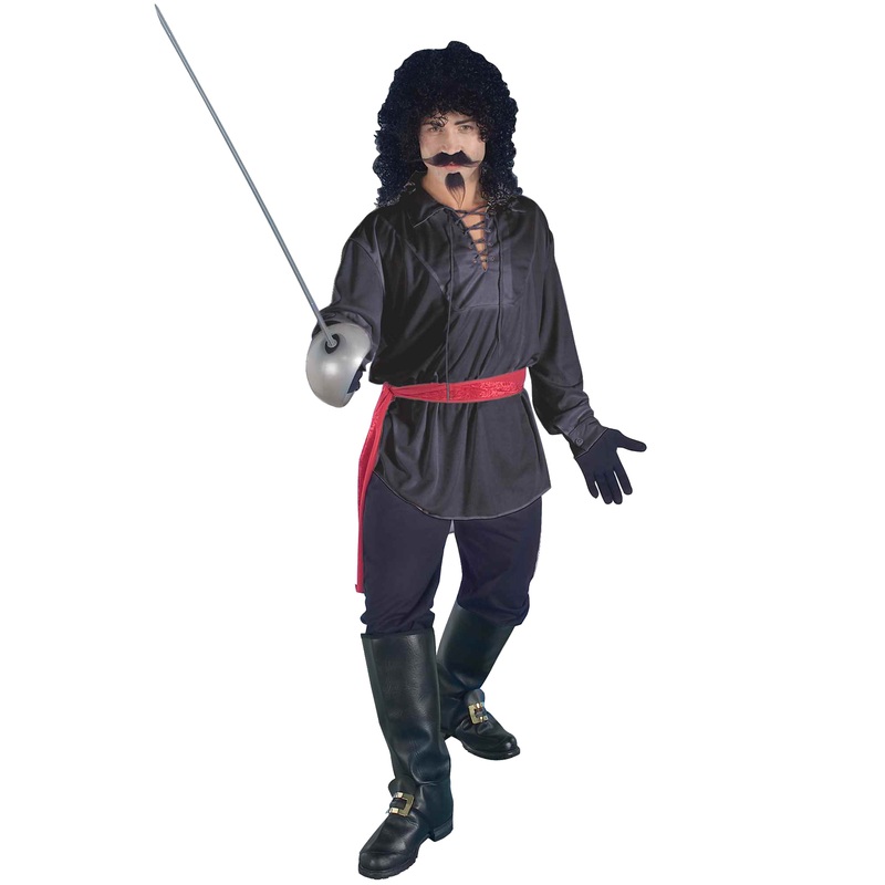 Swashbuckler Pirate Shirt (Black) Standard