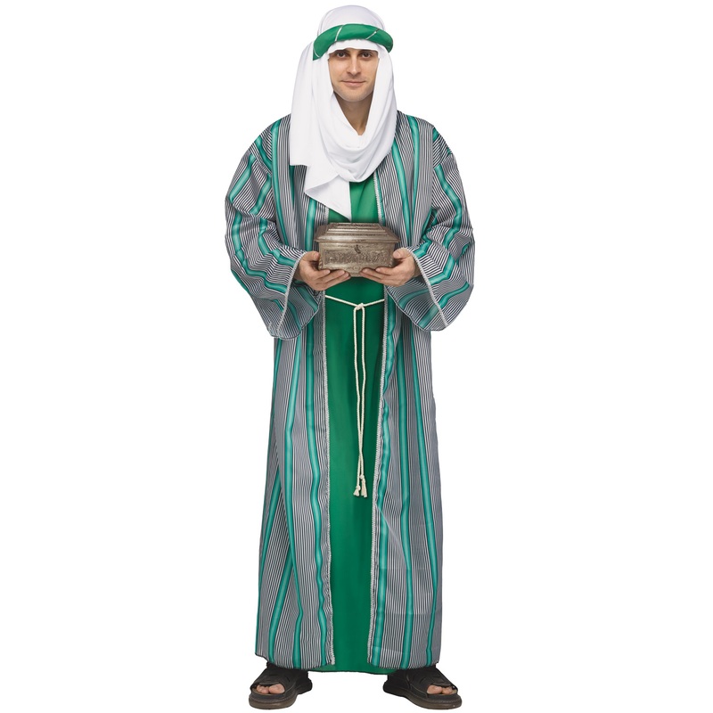 Three Wise Men Adult Costume Green