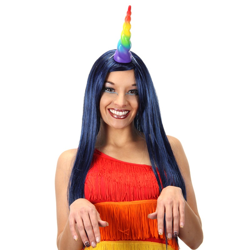 Unicorn Horn Accessory (Rainbow) Standard
