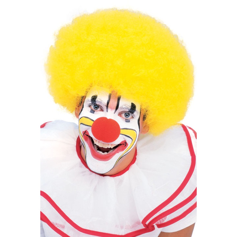 Yellow Clown Adult Wig Standard