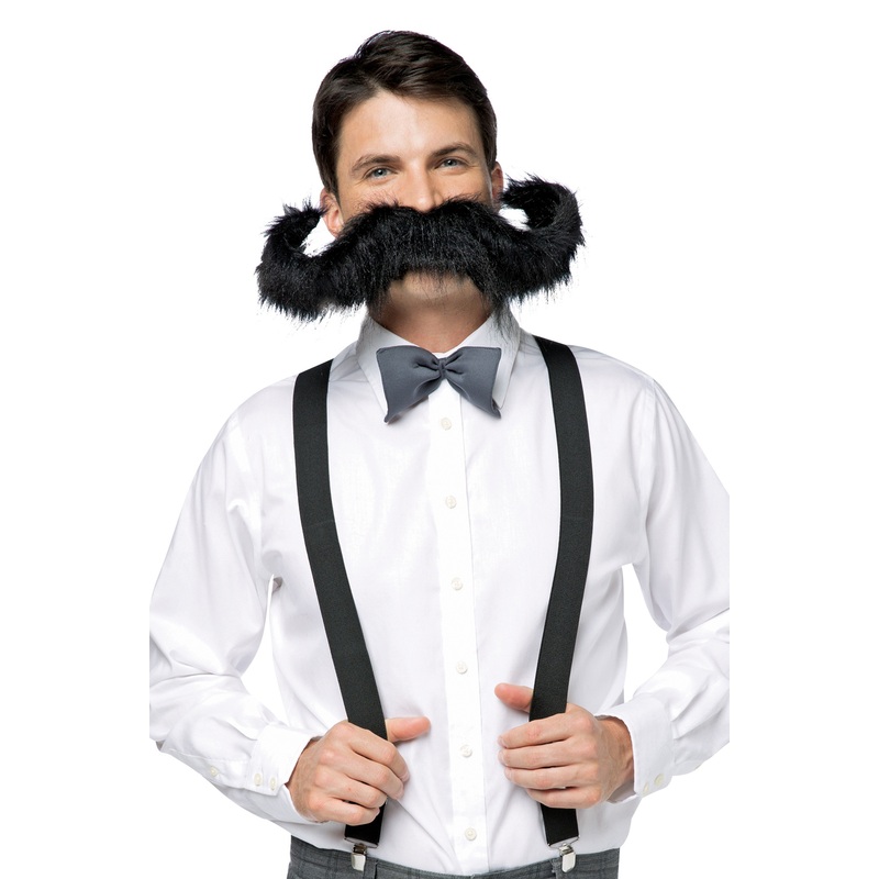 20-Inch Super 'Stache Accessory Black