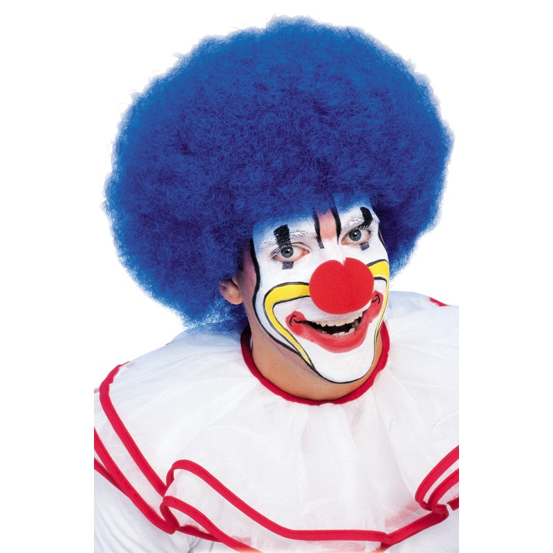 Blue Clown Adult Wig Standard