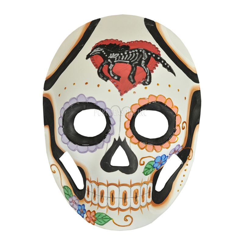 Calavera Masquerade Mask (Horse) Standard