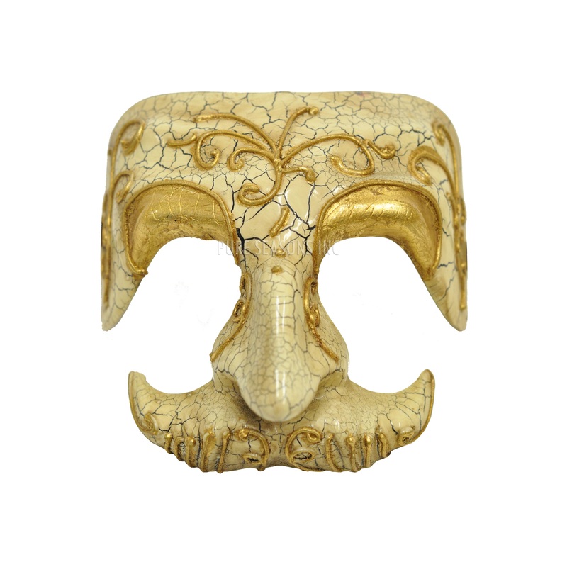 Ceffo Masquerade Mask (Ivory) Standard