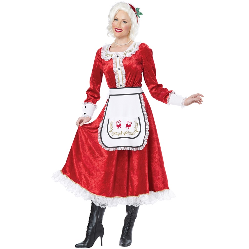 Classic Mrs. Claus Adult Costume X-Small