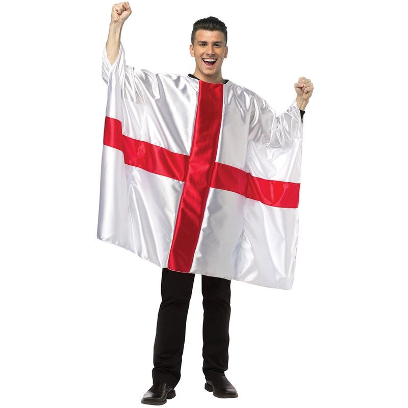 England Flag Tunic Adult Costume One Size