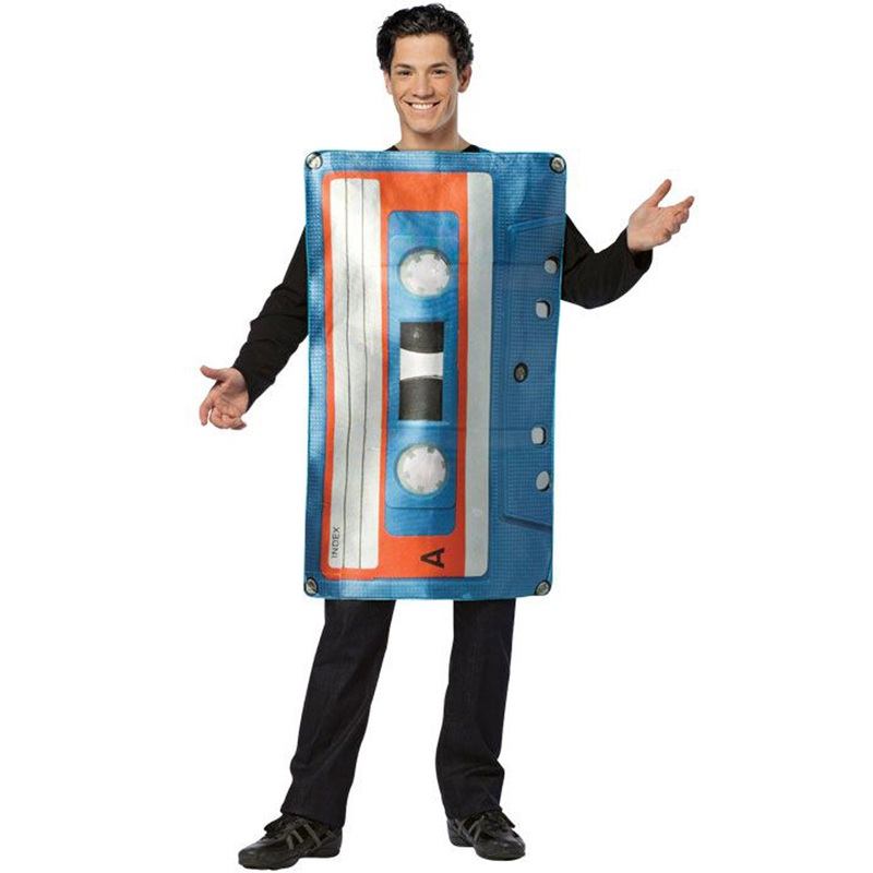 Get Real Cassette Tape Adult Costume One Size