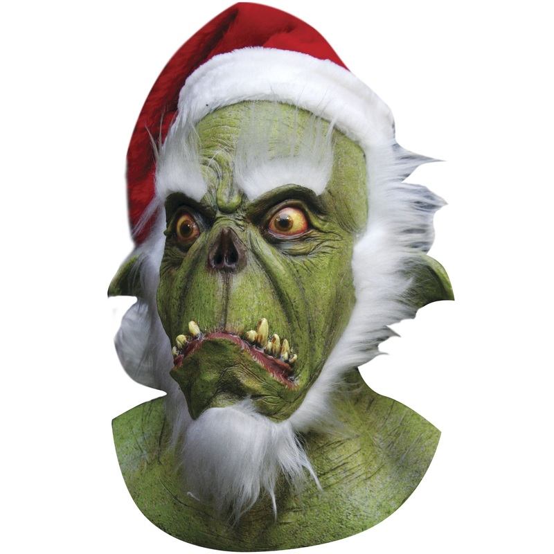 Green Santa Adult Mask Standard