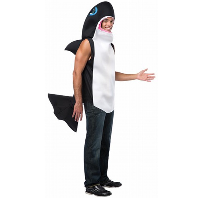 Lightweight Killer Whale Adult Costume One Size
