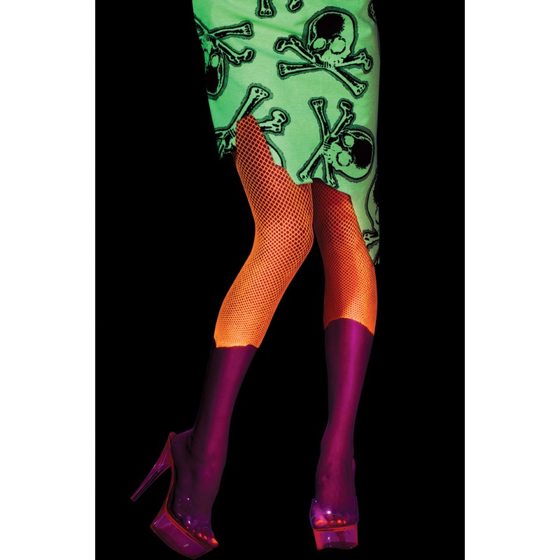 Neon Orange Adult Leggings Standard