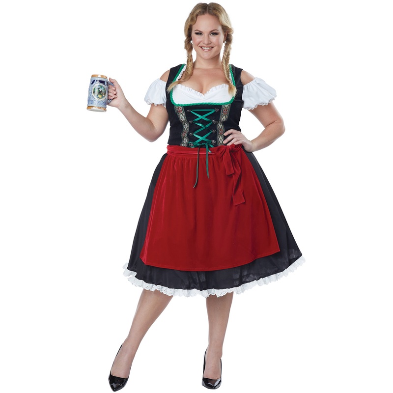 Oktoberfest Fraulein Plus Size Costume 1XL