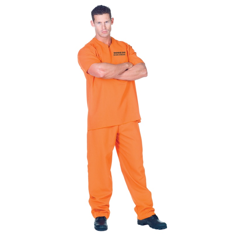 Public Offender Adult Costume One Size
