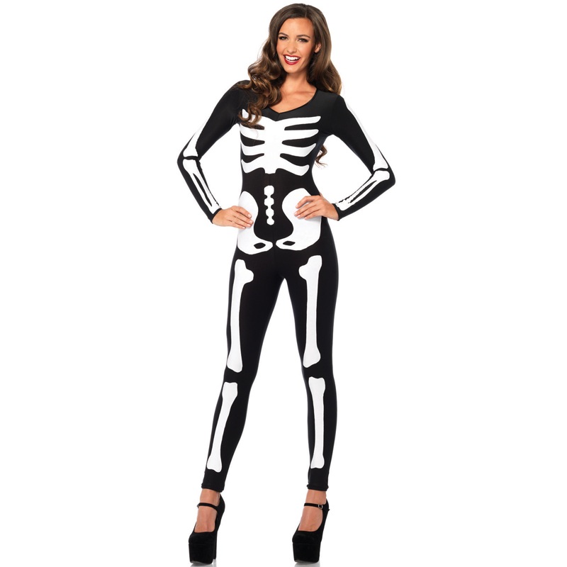 Skeleton Catsuit Small