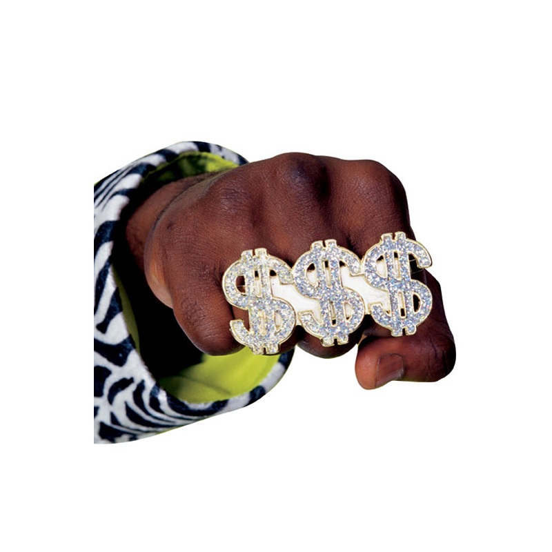 Triple Dollar Sign Ring Standard