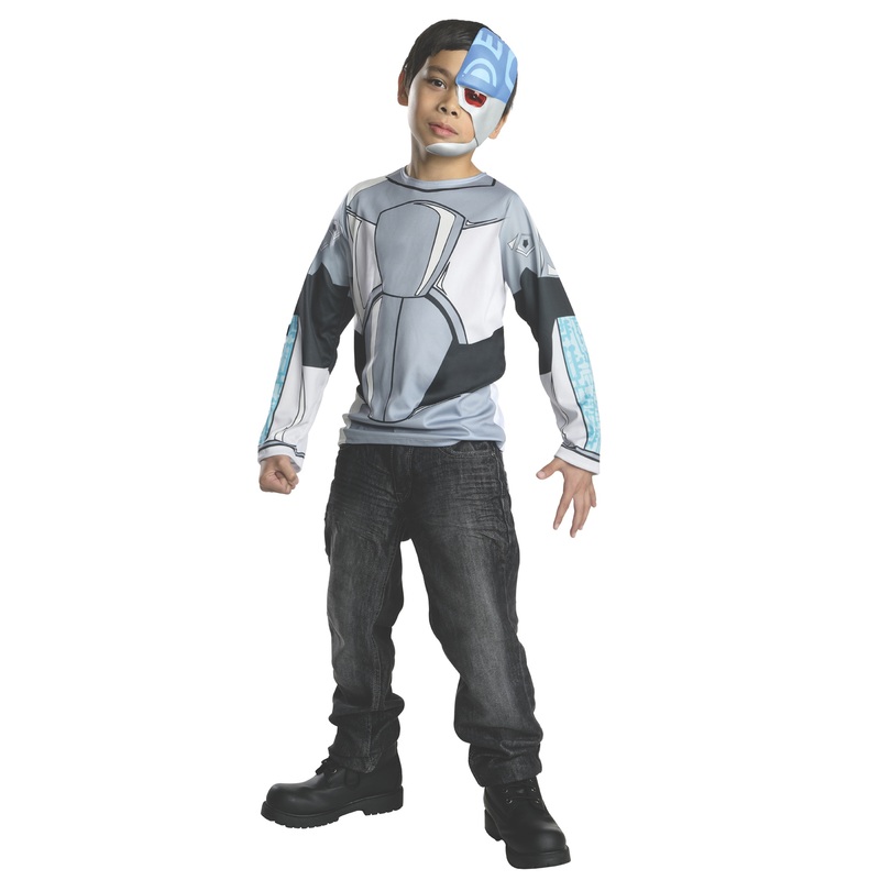 Cyborg Child Costume Top Small