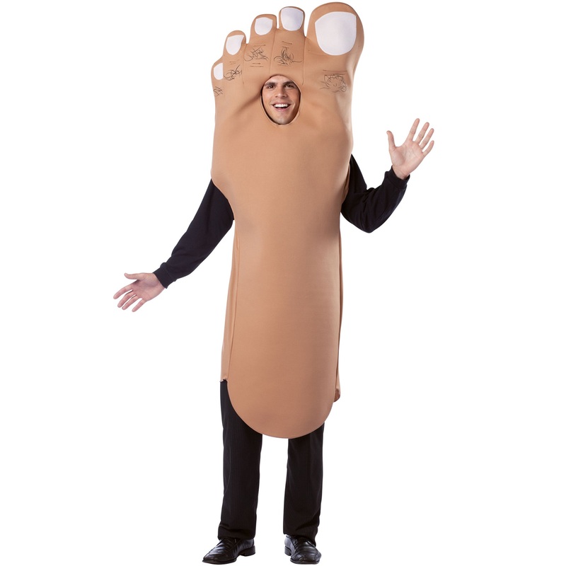 Funny Big Foot Adult Costume One Size