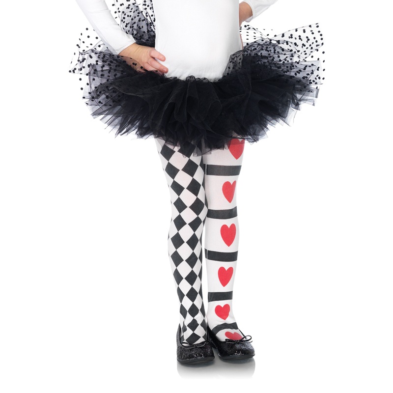 Girls' Harlequin Tights Medium
