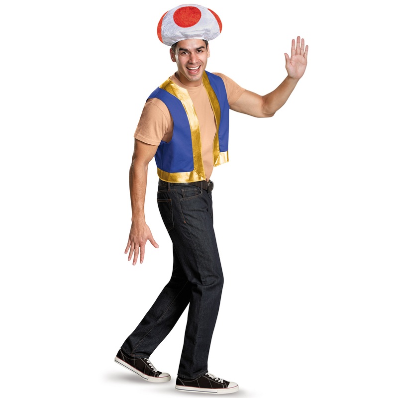 Toad Adult Costume Kit Standard