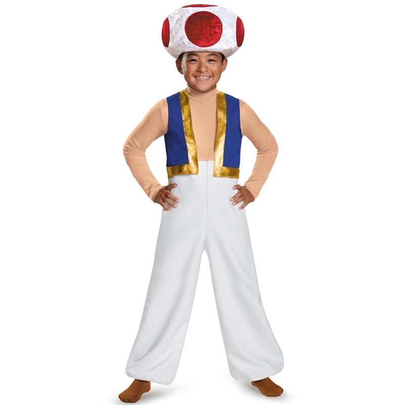 Toad Deluxe Child Costume Small (4-6)