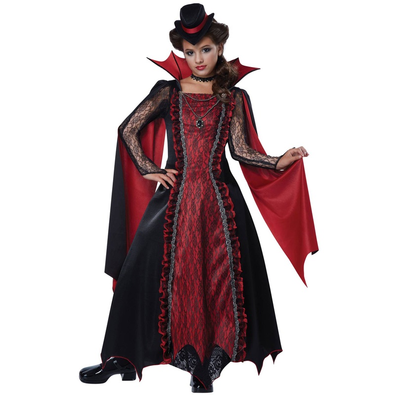 Victorian Vampira Child Costume Small