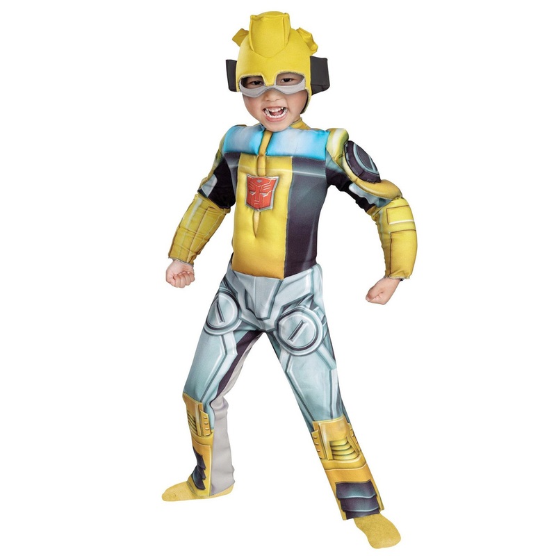 Bumblebee Rescue Bot  Muscle Toddler Costume Small (2T)