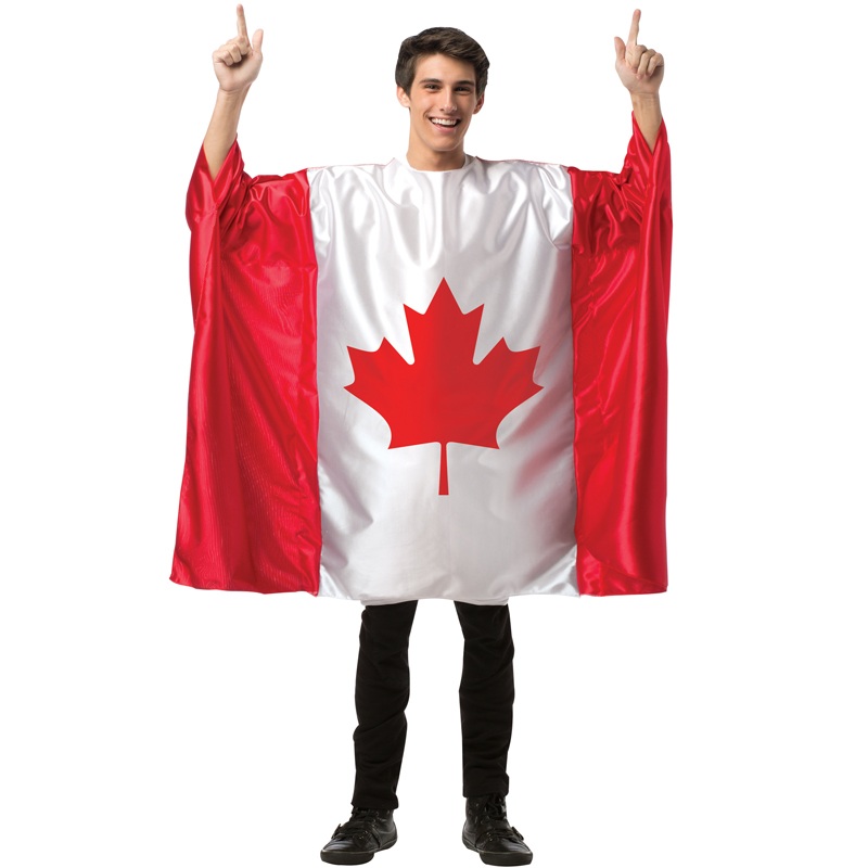 Canada Flag Tunic Adult Costume One Size Fits Most
