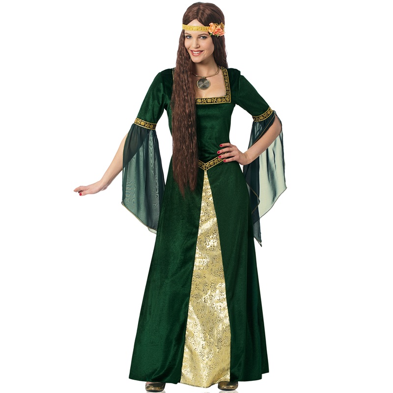Emerald Renaissance Lady Adult Costume Small