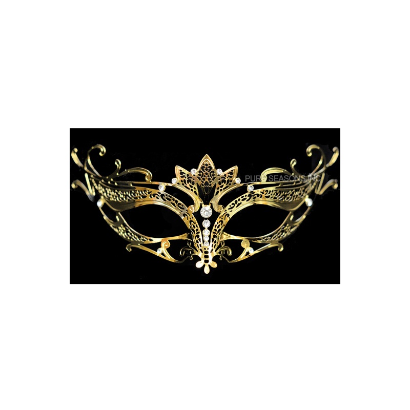Golden Princess Venetian Mask (Gold) Standard