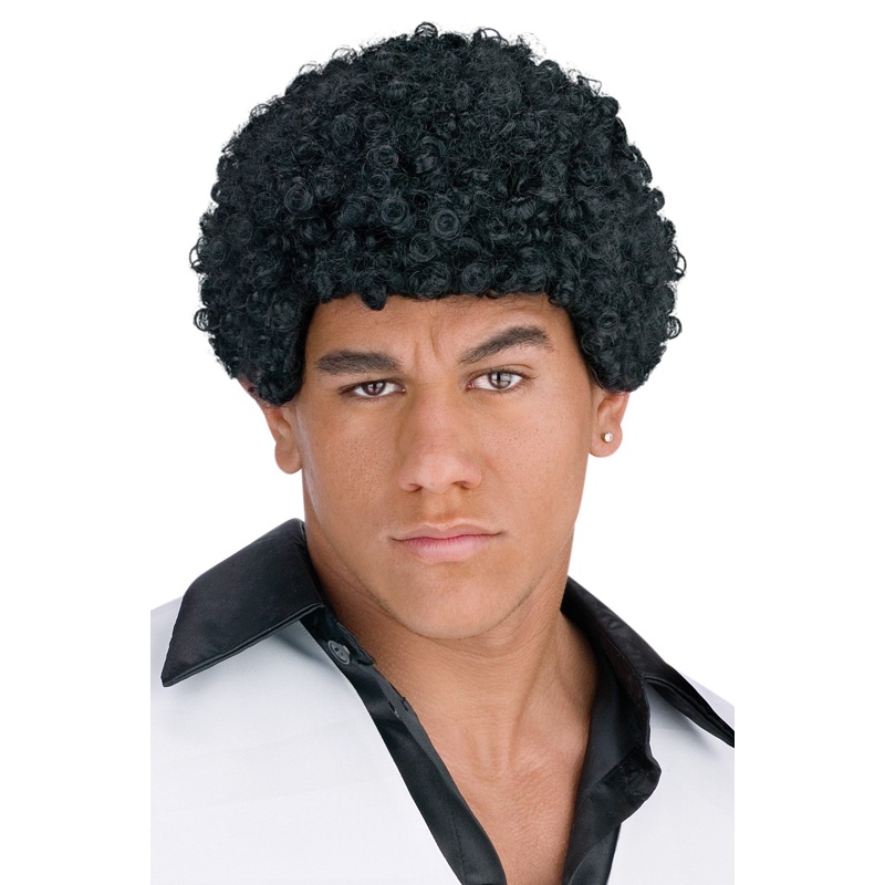 Jheri Curl Wig Black