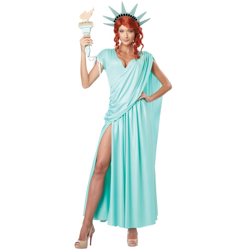 Lady Liberty Adult Costume Small