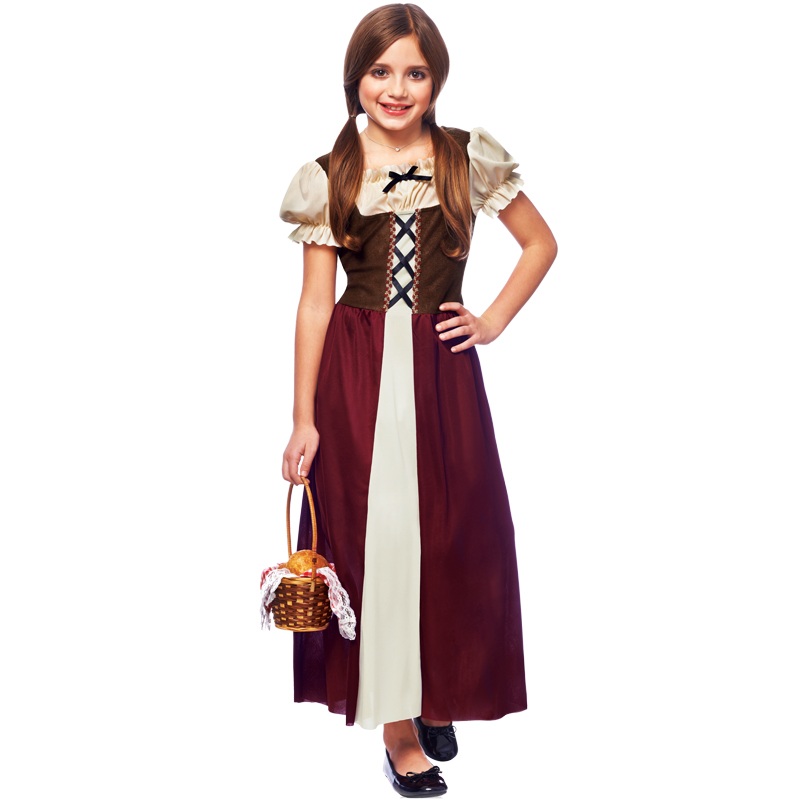 Peasant Girl Child Costume Small