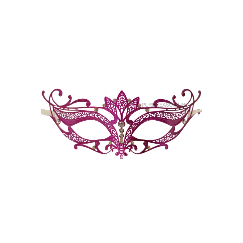 Princess Venetian Mask (Hot Pink) Standard