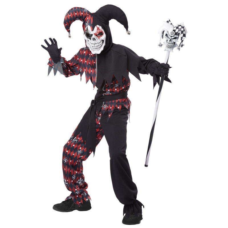 Sinister Jester Child Costume Small
