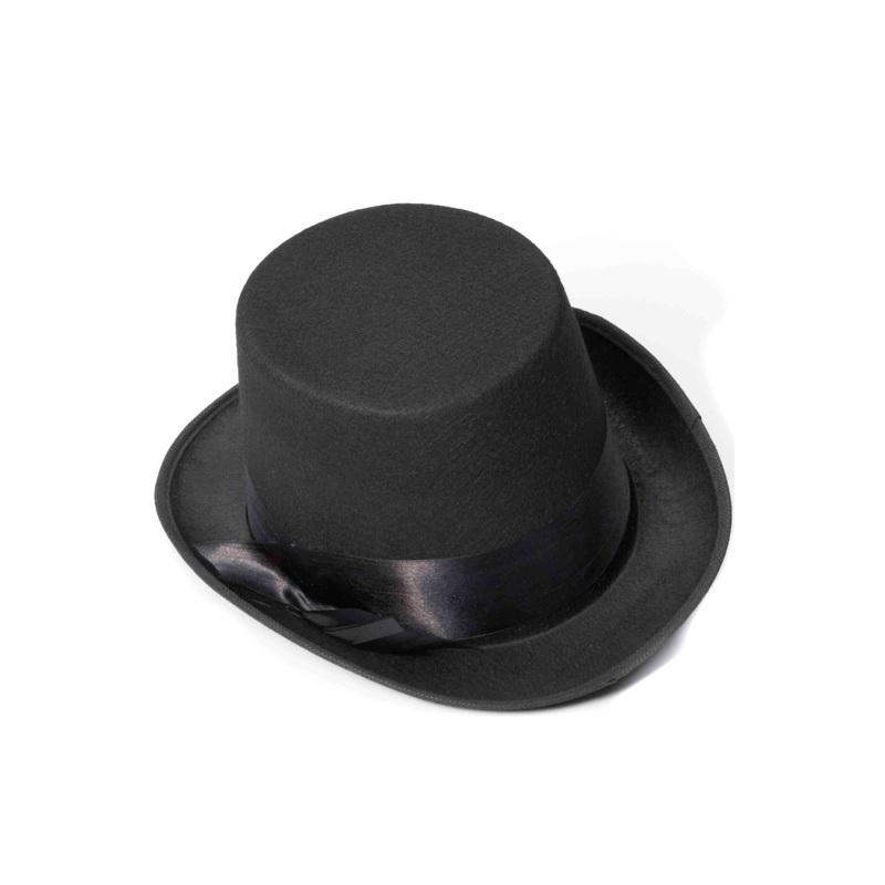 Steampunk Bell Topper Hat (Black) Standard