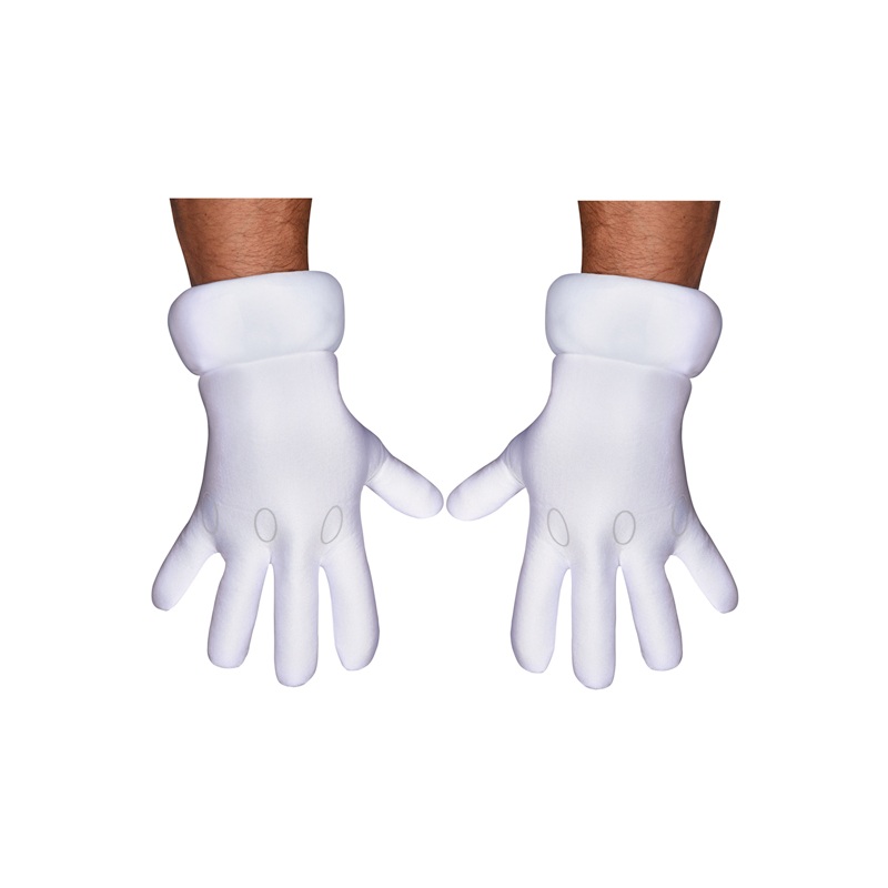 Super Mario Brothers Adult Gloves Standard
