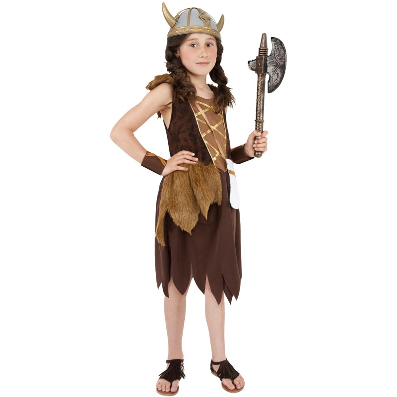 Viking Girl Child Costume Medium