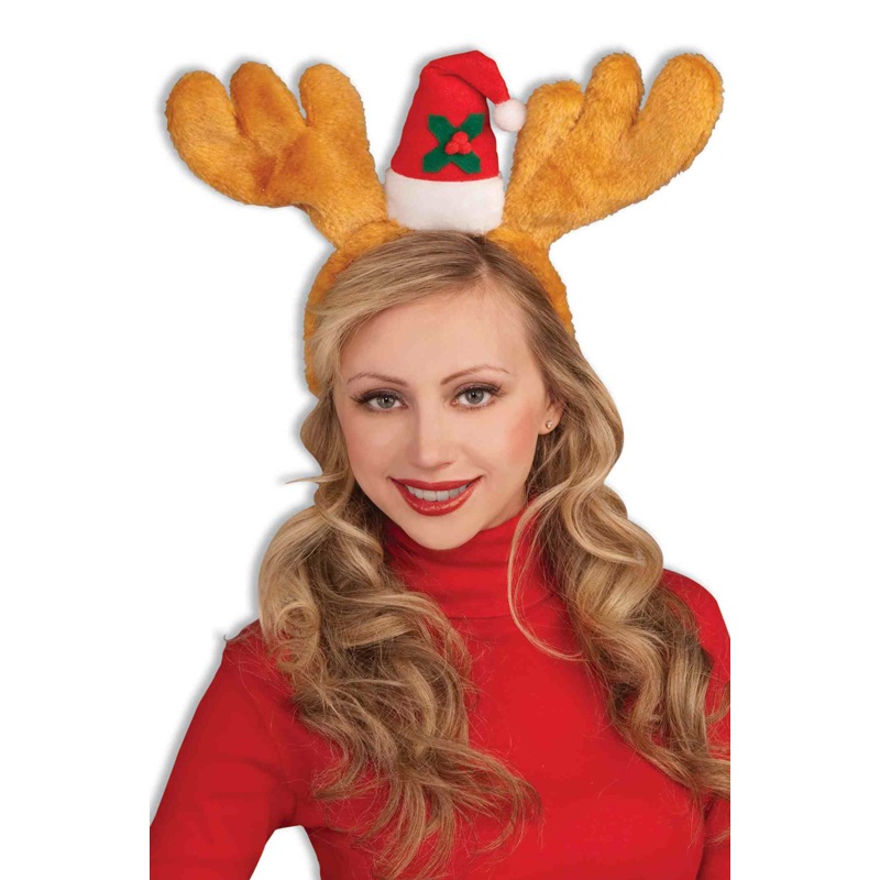 Antlers with Hat Headband Standard
