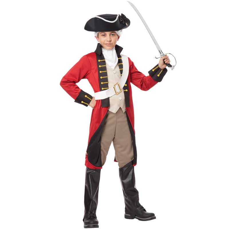 British Redcoat Child Costume Medium