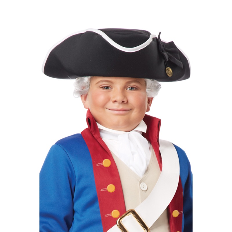 Child Tricorn Hat (Black) Standard