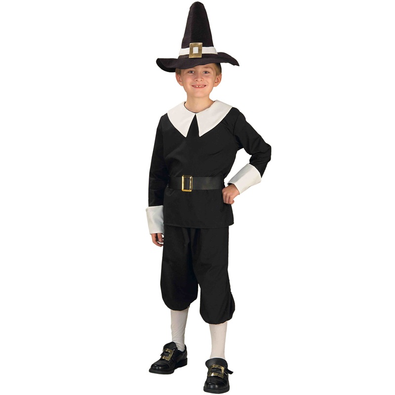Colonial Pilgrim Boy Child Costume Small