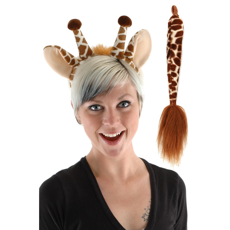 Giraffe Ears and Tail Accessory Kit Standard