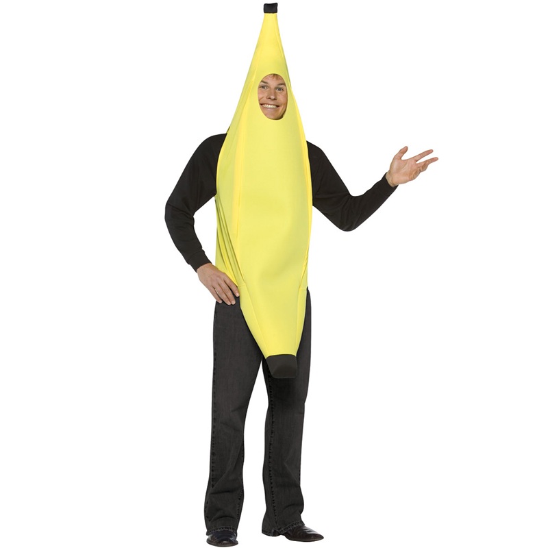Lightweight Banana Adult Costume One Size Fits Most