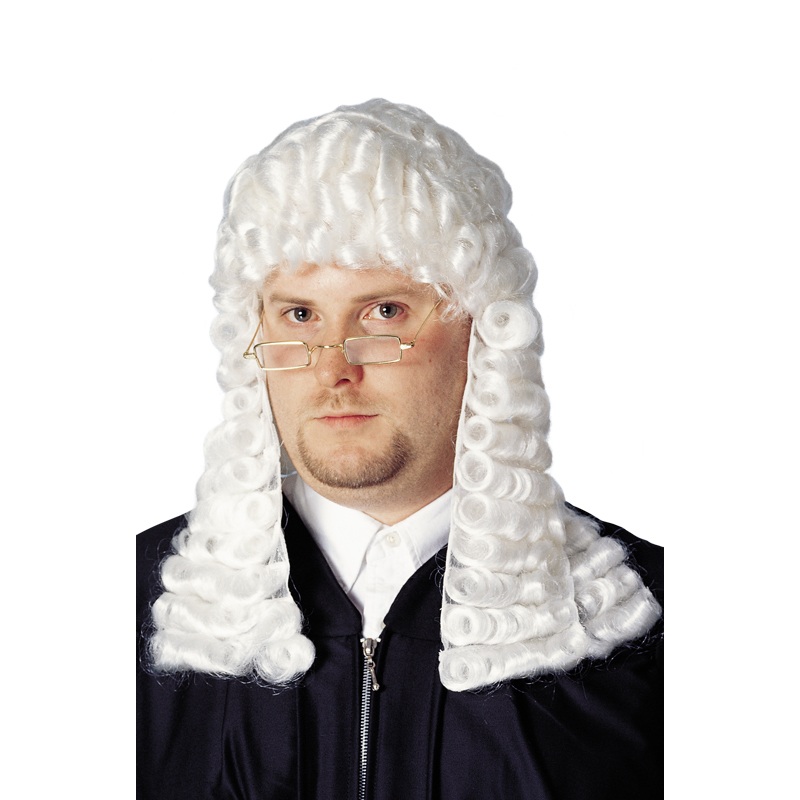 Official Judge Costume Wig (White) Standard