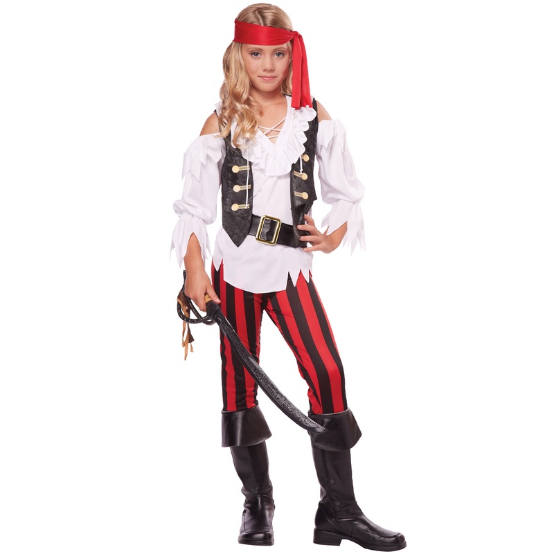 Posh Pirate Child Costume Medium