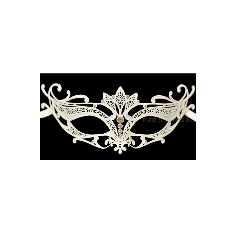 Princess Venetian Mask (White) Standard