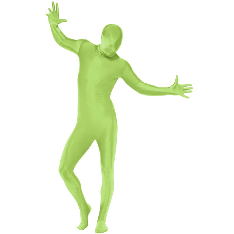 Second Skin Suit Adult Costume (Green) Medium