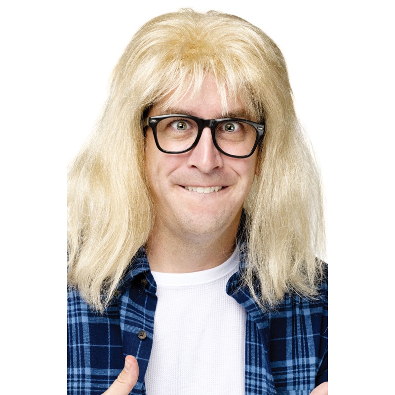 SNL Garth Algar Wig and Glasses Standard